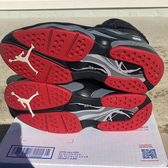 Air AJ Jordan Retro 8 "Bred-Black Cement" - Picture 5 of 11